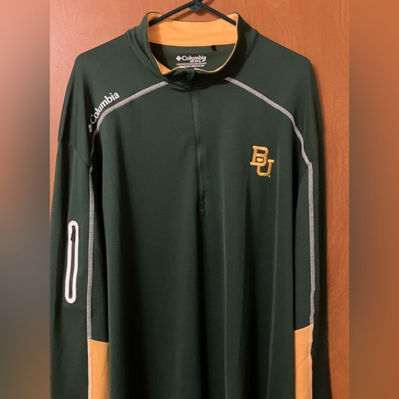 Columbia Golf Omni Wick Men's Baylor Bears 1/4 Zip Long Sleeve Pullover Size 3XL - Picture 3 of 10